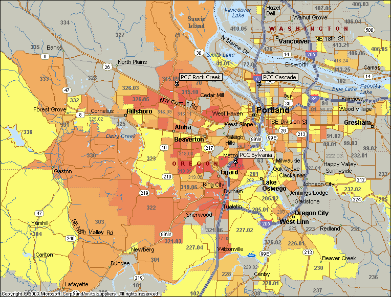 CIS Students all Campus oct04  - Count of First-Name by Census Tract